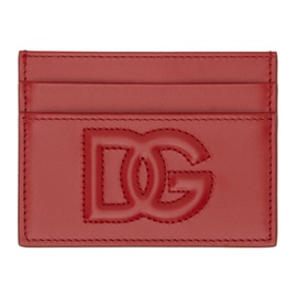 Dolce&Gabbana Red Logo Card Holder 241003F037000