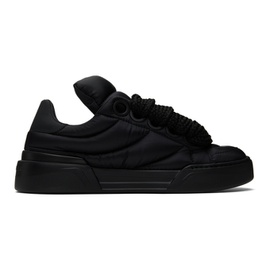 Dolce&Gabbana Black New Roma Sneakers 241003M237046