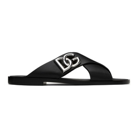 Dolce&Gabbana Black DG Light Sandals 241003M234009