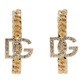 Dolce&Gabbana Gold DG Logo Earrings 241003F022015