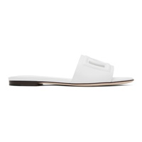 Dolce&Gabbana White Bianca Slides 241003F124003
