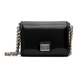 Dolce&Gabbana Black Micro Curb Chain Bag 231003F048043