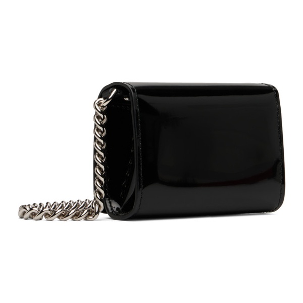  Dolce&Gabbana Black Micro Curb Chain Bag 231003F048043