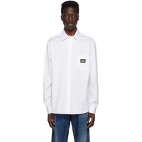 Dolce&Gabbana White Plaque Shirt 231003M192024