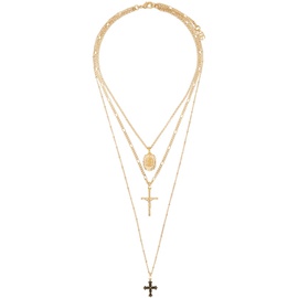 Dolce&Gabbana Gold Cross Necklace 241003F023002