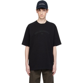 Dolce&Gabbana Black Print T-Shirt 241003M213021