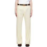 Dolce&Gabbana 오프화이트 Off-White Straight-Leg Trousers 241003M191012