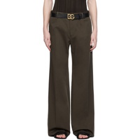 Dolce&Gabbana Brown Tailored Trousers 241003M191011