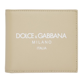 Dolce&Gabbana Beige Logo Wallet 232003M164008