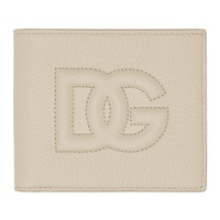 Dolce&Gabbana Beige Logo Bifold Wallet 241003M164019