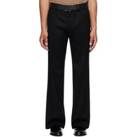 Dolce&Gabbana Black Straight-Leg Trousers 241003M191018