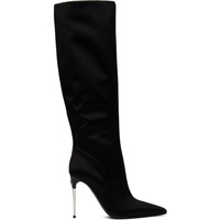 Dolce&Gabbana Black Satin Tall Boots 241003F115001