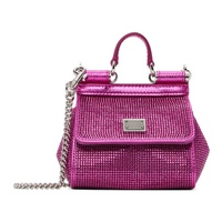 Dolce&Gabbana Pink Mini Sicily Bag 232003F048009