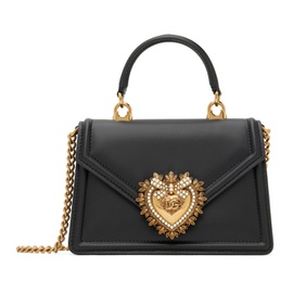 Dolce&Gabbana Black Small Devotion Bag 232003F046002
