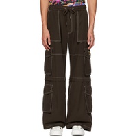 Dolce&Gabbana Brown Bellows Pocket Cargo Pants 232003M188000