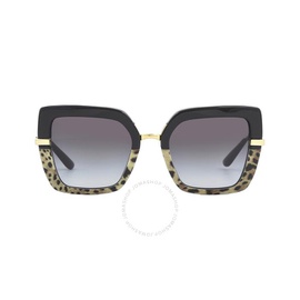 돌체앤가바나 Dolce & Gabbana Grey Gradient Butterfly Ladies Sunglasses DG4373 32448G 52
