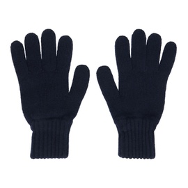 Drakes Navy Lambswool Gloves 232488M135000