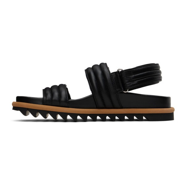  드리스 반 노튼 Dries Van Noten Black Padded Sandals 231358M234005