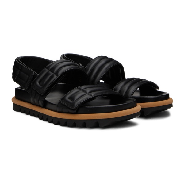  드리스 반 노튼 Dries Van Noten Black Padded Sandals 231358M234005