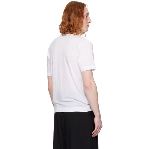  드리스 반 노튼 Dries Van Noten White Crewneck T-Shirt 241358M213052
