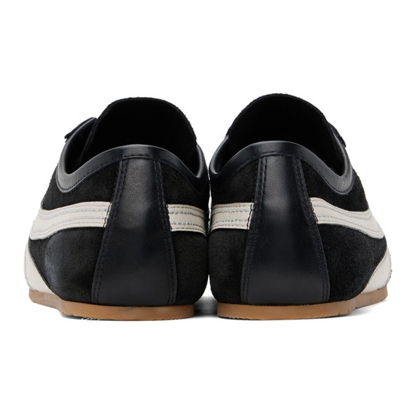  드리스 반 노튼 Dries Van Noten Black & 오프화이트 Off-White Suede Sneakers 241358M237004