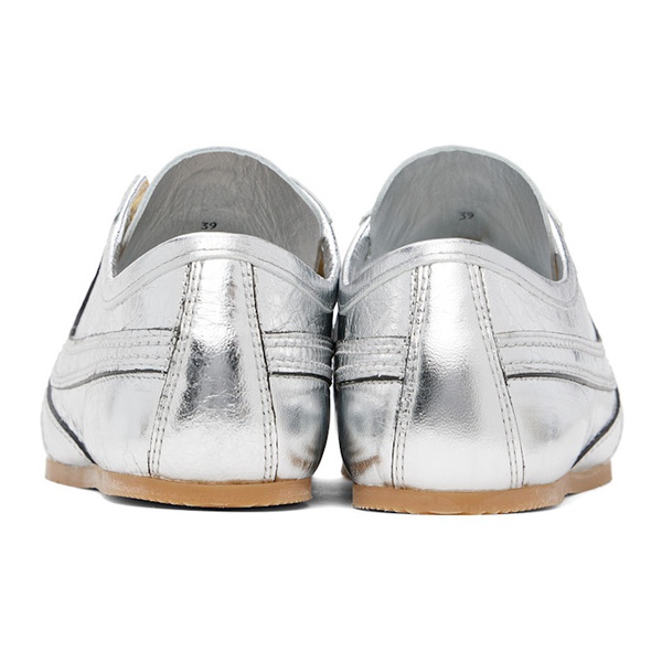  드리스 반 노튼 Dries Van Noten Silver Leather Sneakers 241358M237003