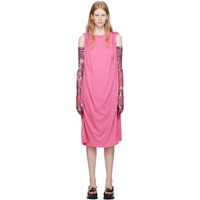 드리스 반 노튼 Dries Van Noten SSENSE Exclusive Pink Midi Dress 231358F054004