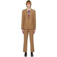 드리스 반 노튼 Dries Van Noten Brown Slim-Fit Suit 231358M196019