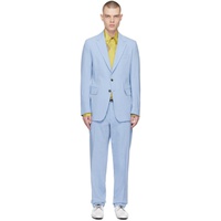 드리스 반 노튼 Dries Van Noten Blue Two-Button Suit 231358M196014