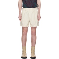 드리스 반 노튼 Dries Van Noten 오프화이트 Off-White Pleated Shorts 231358M193015