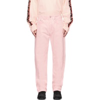 드리스 반 노튼 Dries Van Noten Pink Faded Jeans 231358M186006