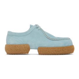 드리스 반 노튼 Dries Van Noten Blue Lace-Up Loafers 231358F121010
