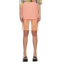 드리스 반 노튼 Dries Van Noten Pink & Orange Satra Miniskirt 231358F090011