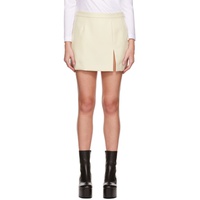 드리스 반 노튼 Dries Van Noten 오프화이트 Off-White Vent Mini Skirt 222358F090001