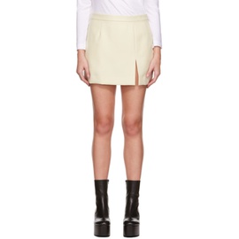 드리스 반 노튼 Dries Van Noten 오프화이트 Off-White Vent Mini Skirt 222358F090001