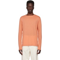 드리스 반 노튼 Dries Van Noten Orange Crewneck Long Sleeve T-Shirt 231358M213014