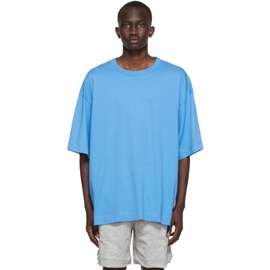 드리스 반 노튼 Dries Van Noten Blue Supima Cotton T-Shirt 221358M213015