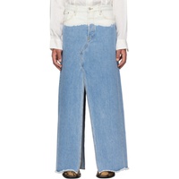 드리스 반 노튼 Dries Van Noten SSENSE Exclusive Blue & White Jeans 231358M186023