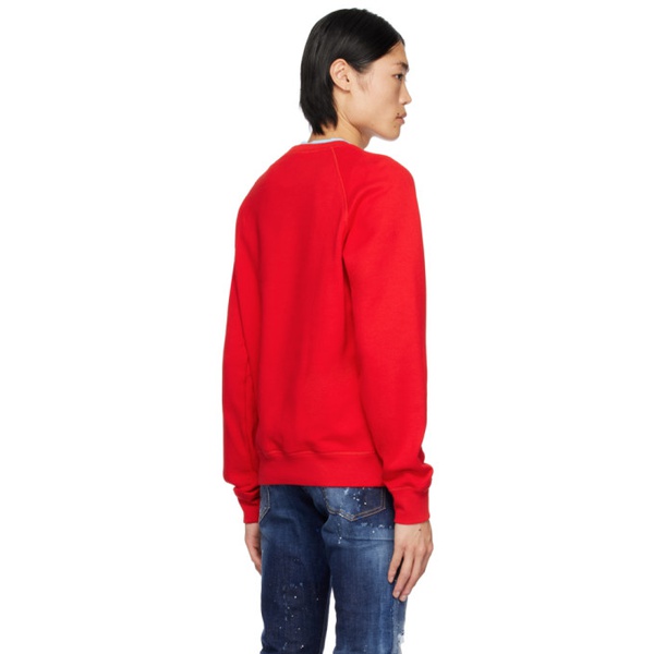  디스퀘어드2 Dsquared2 Red Cool Fit Sweatshirt 232148M202017