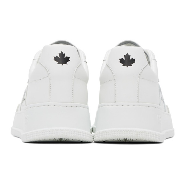  디스퀘어드2 Dsquared2 White Canadian Sneakers 231148M237013