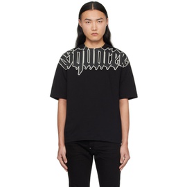 디스퀘어드2 Dsquared2 Black Gothic Cool Fit T-Shirt 241148M213001