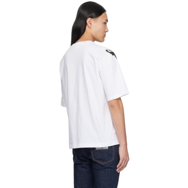  디스퀘어드2 Dsquared2 White Gothic Cool Fit T-Shirt 241148M213002