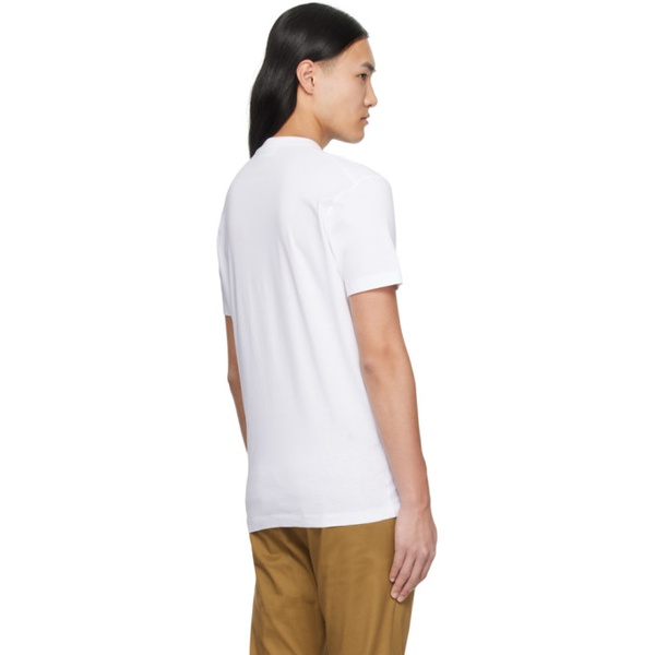  디스퀘어드2 Dsquared2 White Be Icon Cool T-Shirt 241148M213000