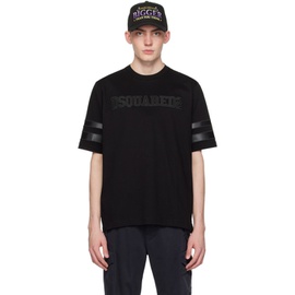 디스퀘어드2 Dsquared2 Black Skater-Fit T-Shirt 241148M213017