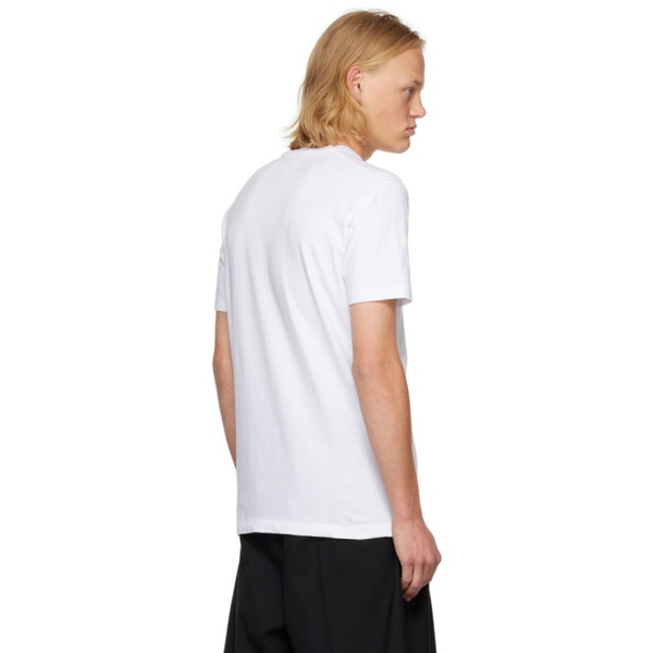  디스퀘어드2 Dsquared2 White Easy T-Shirt 231148M213039