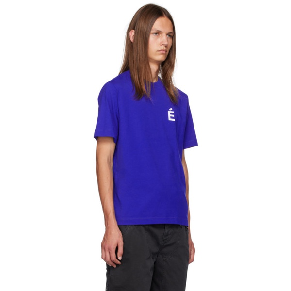  EEtudes Blue Wonder Patch T-Shirt 232647M213019