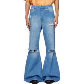 에곤랩 EGONlab Blue Flared Jeans 241830M186012