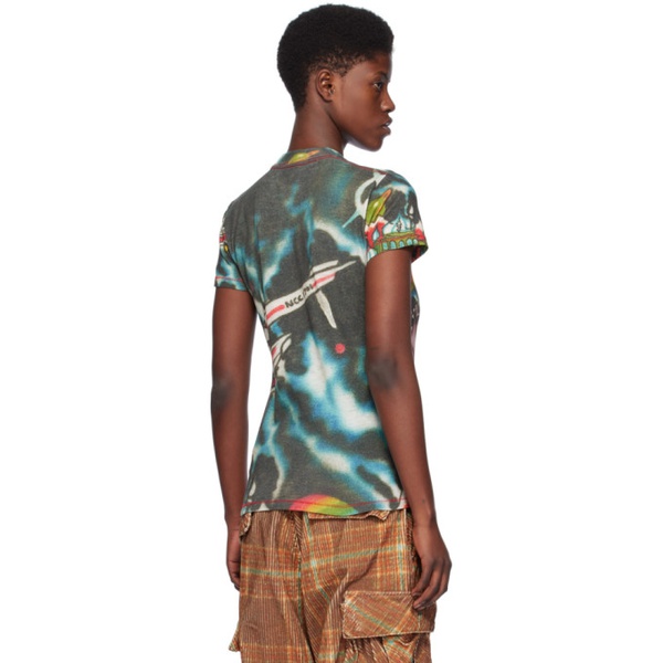  ERL Multicolor Graphic T-Shirt 232260F110008