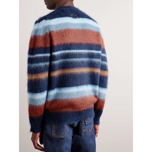  에트로 ETRO Striped Brushed Mohair-Blend Sweater 1647597310460947