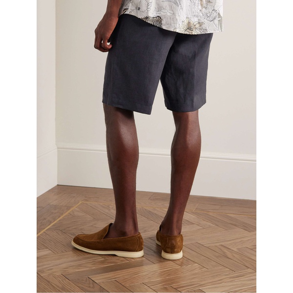  에트로 ETRO Straight-Leg Linen Bermuda Shorts 1647597293776091